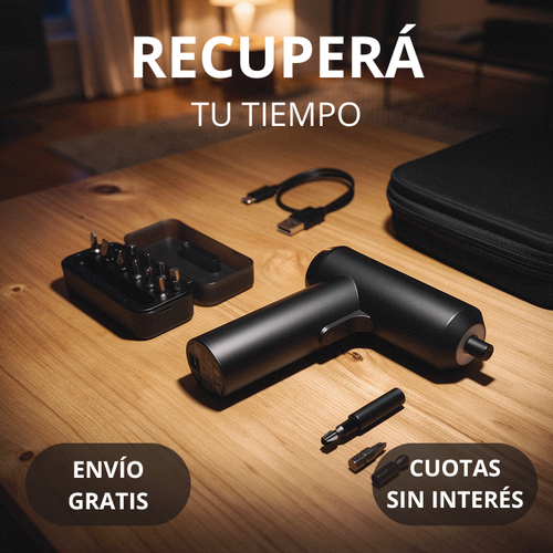 Destornillador Eléctrico Xiaomi - Simple, compacto, elegante