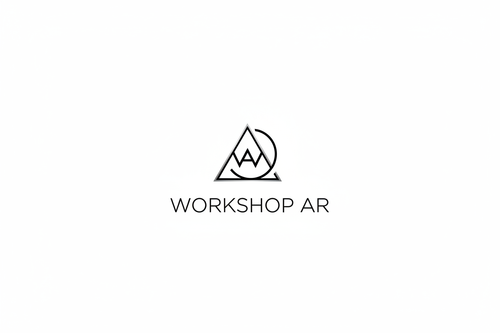 Genera otro logo minimalista, simple y elegante para Workshop AR